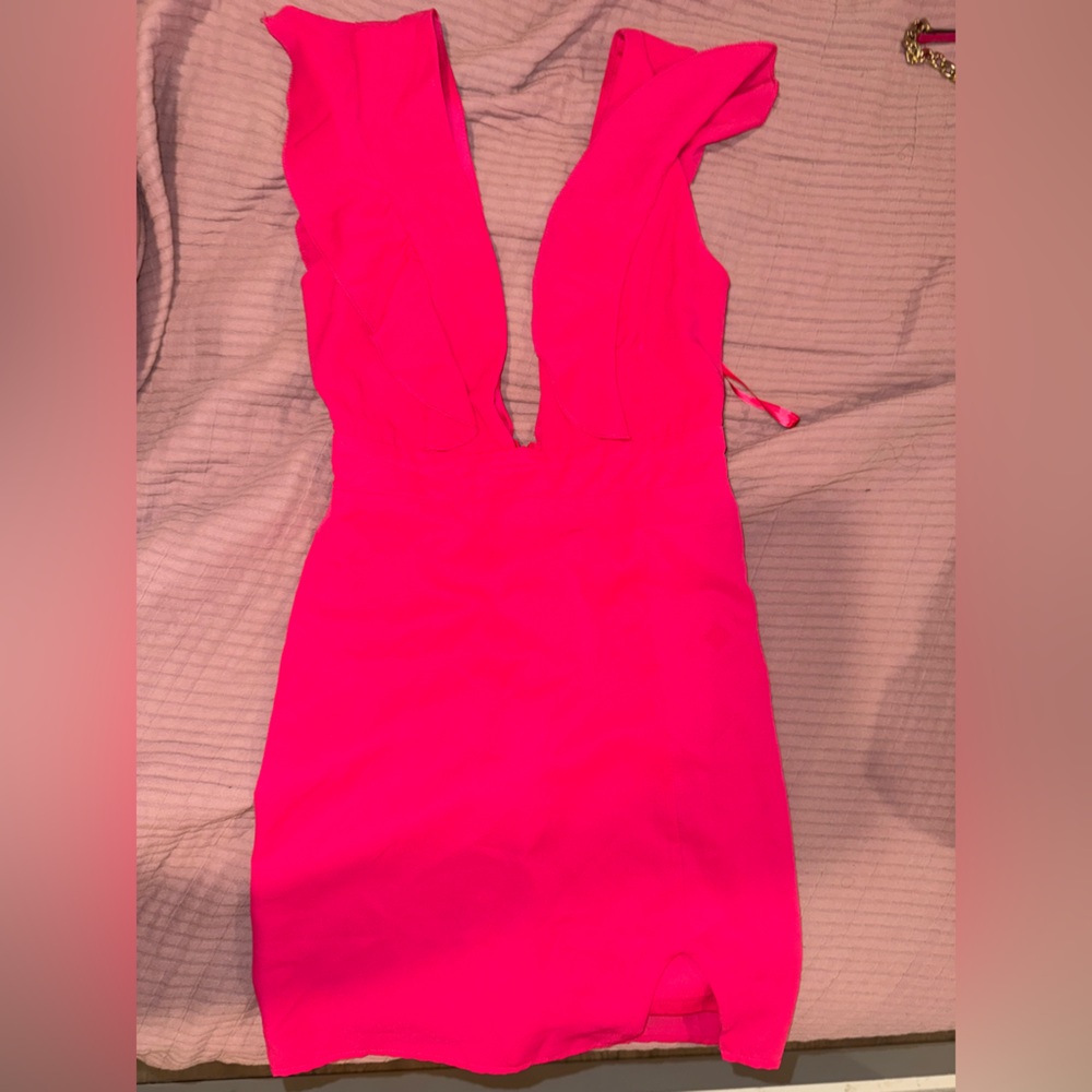 superdown Vibrant Fuchsia Dress
